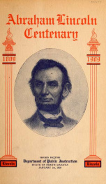 Abraham Lincoln centenary_cover