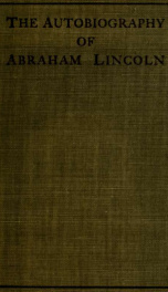 The autobiography of Abraham Lincoln_cover