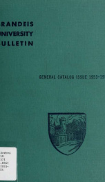 General catalog 1953-1954_cover
