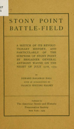 Stony Point battle-field; a sketch of its revolutionary history, and particularly of the surprise of Stony Point_cover