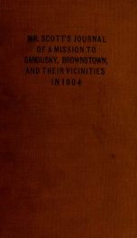 A journal of a mission to Sandusky, Brownstown, and their vincinities under the direction of the Board of Trust of the Western Missionary Society_cover