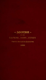 Souvenir of the Illinois dairy exhibit, World's Columbian Exposition, 1893_cover