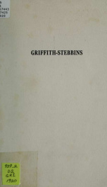 Griffith-Stebbins : a family history_cover