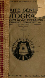 Traité général de photographie en noir et en couleurs_cover