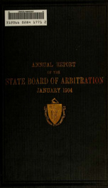 Annual report of the State Board of Conciliation and Arbitration .. 1903_cover