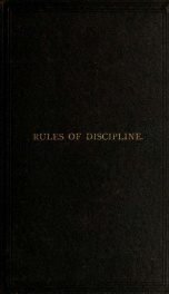 Rules of discipline of the Yearly Meeting of Friends for Pennsylvania, New Jersey, Delaware, and the eastern parts of Maryland_cover