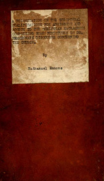 A dissertation on the scriptural qualifications for admission and access to the Christian sacraments: comprising some strictures on Dr. Hemmenway's Discourse concerning the church_cover