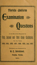 Florida uniform examination questions_cover