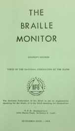 The Braille Monitor December 1964_cover