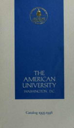 American University Catalog 1995-1996_cover