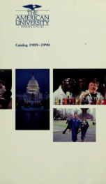 American University Catalog 1989-1990_cover