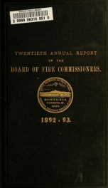 Annual report 1892/93_cover