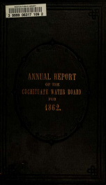 Annual report of the Cochituate Water Board 1862_cover