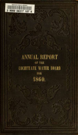 Annual report of the Cochituate Water Board 1860_cover