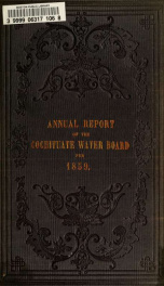 Annual report of the Cochituate Water Board 1859_cover