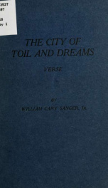 The city of toil and dreams, verse_cover