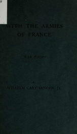 With the armies of France, war poems_cover