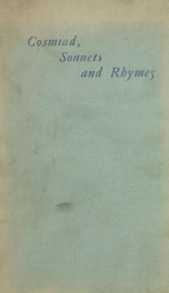 The cosmiad, sonnets and rhymes_cover