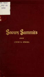 Snowy summits. : A collection of western poems_cover