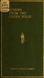 Echoes from the green hills_cover