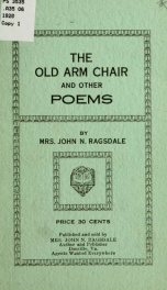 The old arm chair and other poems_cover