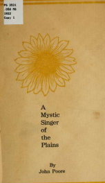 A mystic singer of the plains_cover