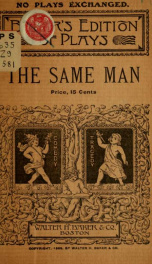 The same man; a comedy sketch.._cover