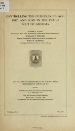 Controlling the curculis, brown rot and scab in the peach belt of Georgia_cover