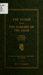 The demon and the darling of the gods; a drama_cover