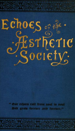 Echoes of the Æsthetic society of Jersey City_cover