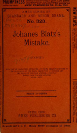 Johanes Blatz's mistake .._cover