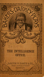 The intelligence office; a negro act .._cover
