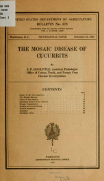 The mosaic disease of cucurbits_cover