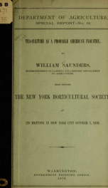 Tea-culture as a probable American industry_cover