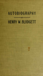 Autobiography of Henry W. Blodgett_cover