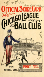 Official score card, Chicago League Ball Club_cover