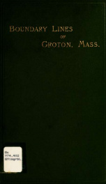 The boundary lines of old Groton_cover