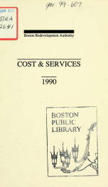 Costs and services 1990_cover