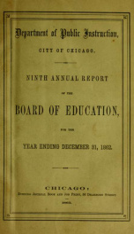 Annual report of the Board of Education for the year ending .. 9th_cover