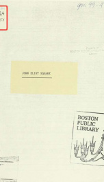 National register of historic places, inventory-nomination form: john eliot square_cover
