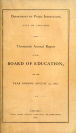 Annual report of the Board of Education for the year ending .. 13th_cover