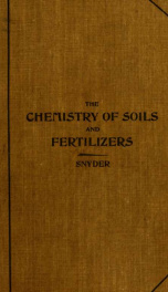 The chemistry of soils and fertilizers_cover