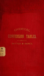 Chemical conversion tables_cover