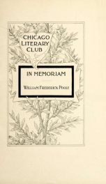 In memoriam, William Frederick Poole : born December 24, 1821, died March 1, 1894_cover