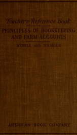 Teacher's reference book to accompany Principles of bookkeeping and farm accounts_cover