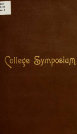 College symposium of the Kansas state agricultural college_cover