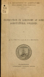 Instruction in agronomy at some agricultural colleges_cover