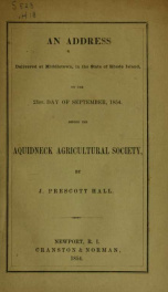 An address delivered at Middletown, in the state of Rhode Island_cover