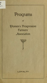 Programs of Women's progressive farmers' association_cover