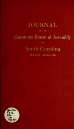 Journal of the Commons House of Assembly of South Carolina 1706 Mar/Apr_cover